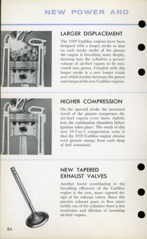 1959 Cadillac Salesmans Data Book Page 74